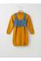 Girl's Denim Bustier Knitwear Dress Set of 2 - 6