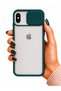Apple iPhone X Case Camera Sliding Matte Back Surface Color Frame Lens Cover