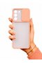 For Samsung Galaxy S21 Fe Case Camera Sliding Bar Matte Back Surface Color Frame Lens Cover