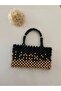 Handmade Black Gold Beaded Evening Dress Bag |   Shoulder & Hand Bag |   Invitation, Wedding, Engagement - 6