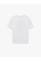 Regular Fit Crew Neck Short Sleeve Glittery Stone Printed T-Shirt - 5