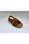 Troia Model Orthopedic Friendly 100% Leather Soft Sole Sandals-Slippers - 7