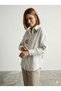 Women's Sequin Embroidered Woven Voile Fabric Shirt 3240 - 3