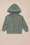 3 Thread Hooded Zippered Unisex Kids Sweatshirt - 4