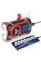 Red Emergency Radio Hand Crank Solar 5000mAh, IP65 Waterproof Dustproof Bluetooth 5.3 Portable AM/FM