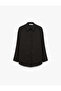 Buttoned Long Sleeve Classic Collar Shirt - 6