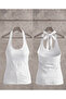 Women's Lace-Up T-Shirt - Two Piece Set - 4