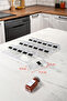 18-Piece Transparent Glass Spice Rack Set with Lego Stand and Silver Lid Label Spice Rack Mh03Slvr18 - 6