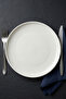 Off-White 6-Piece Porcelain Cake Plate Set 20 cm - Dessert and Presentation Plate