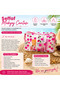 Transparent Pink Cherry Pattern Pvc Makeup Bag Zippered Cosmetic Bag Travel and Daily Use