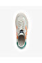 Men's Bone Orange Genuine Leather Sneaker Shoes 5Y1Sa18270 - 4