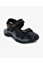 Women's Black Genuine Leather Sandals 5Y2Cs30644 - 2