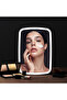LED Makeup Mirror with Stand Desktop Folding Compact Square Travel Cosmetic Portable Lighted Vani... - 2