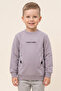 Boy's Sweatshirt with 2 Thread Pockets and Printed Design - 4