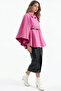 Women's Belted Cashmere Poncho 1320 - Pink - 3