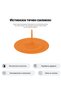 Silicone case iPhone 16, with microfiber, thin, protective, raised edges, nectarine - 5