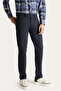 Slim Fit Slim Fit Striped Lycra Canvas / Chino Trousers - 2