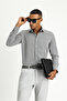 Long Sleeve Slim Fit Slim Fit Classic Print Cotton Easy-Iron Shirt