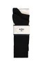 Set of 2 Cotton Stretch Fabric Flexible Plain Socks