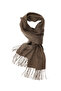 Patterned Wool Cashmere Scarf