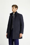 Plain Classic Coat with Regular Fit Wool - 5