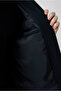 Classic Collar Zippered Pocket Seasonal Linen Coat - 3