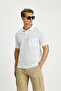 Regular Fit Cotton Embroidered Pocket Non-Curling Polo Neck T-Shirt - 4