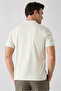 Regular Fit Cotton Embroidered Pocket Non-Curling Polo Neck T-Shirt - 5
