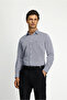 Long Sleeve Classic Patterned Pocketed Cotton Lu Kolay Ü Tulle Enebilir Shirt - 4