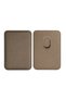Lunex Premium Suede Magsafe Card Holder Sandstone Beige iPhone 13 Mini - 4