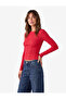 Slim Fit Cotton Camisole Crew Neck Long Sleeve T-Shirt - 2