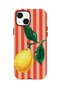 iPhone 14 Plus Vorian Double Layer Case Sicilian Lemon Red Stripe