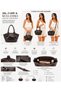 Women's Shoulder and Crossbody Bag Black Medium Size Daily Stylish Design - 3