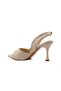 161 Ka104/3 Skin Color Women's Heeled Shoes - 4