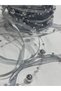 Pearl Tulle and Satin Detailed Decoration Ribbon - 5 Meters of Decorative Bundle and Hobby Ribbon - 3