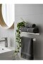Modern Organizer 304 Stainless Steel Wall Open Shelf Towel Rack Metal Bathroom Shelf and Towel Holder Glue or Screw It - 2