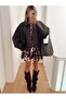 Belted Bomber Leather Jacket - 6