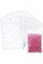100Pcs Ziplock Food Storage White and Clear Window Waterproof Candy Etc Food Packaging 20X30