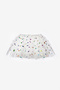 White Butterfly Bow Detailed Girls' Tulle Skirt - Aster - 3