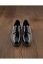 Italian Style Internal and External Natural Leather Patent Leather Men's Shoes Black T15220-01