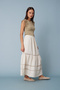 Cotton Long Skirt with Lace Detail - 2