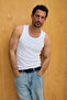 Treviso Men's Soft and Flexible Fabric Organic Cotton Slim Fit White Undershirt