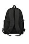 Licensed Black Faux Leather Detailed Backpack - 1903 Embroidered School Bag with Laptop Compartment - 4