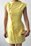 Button Detailed Dress Yellow - 2