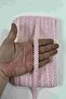 Light Powder Loopera Dense Knit Embossed Decorative Ribbon – Premium Handcrafted Ornament 5 Meters - 2