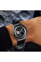 Men's Silver Stainless Steel, Black Leather | TW2Y56800 - 6