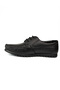 156 - 03 Black Leather Lace-Up Casual Men's Shoes - 3