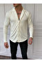 Slim Fit 100% Cotton Knit Fabric Shirt
