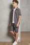 6-15 Years Old Boys' Tie-Waist Shorts T-Shirt Shirt 3-Piece Set - 4