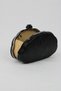 Women's Black Wave Patterned Satin Evening Dress Clutch Bag with Metal Buckle Stylish Evening Bag - 4